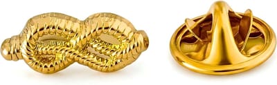 Lac d'Amour | Vrijmetselaarsspeld | Sieraden reversspeld 10 mm Vrijmetselaar Symbool Goud, Roestvrij staal