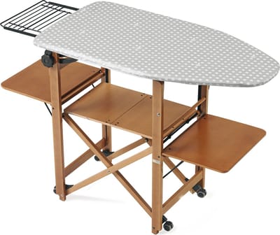 Arredamenti Italia 620 BRAVO -Strijkplank - Strijkstation - Hoogte verstelbaar - 140 x 54 x h 86/92 cmARIT - Il cuore del legno