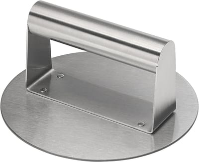 Famanu – Smash burger set van van met 20 vellen bakpapier, grillspatelset RVS, vaatwasmachinebestendig