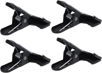 Zware metalen klemmen met brede opening voor houtbewerking en fotografie, antislip A-clips voor stevige grip en veelzijdig gebruik