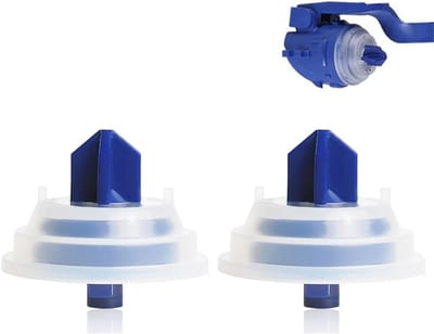 Toilet Vulklep Afdichtingen - Membranen WC - Lekkage Voorkomen - Waterbesparend - 2 stuks - Zwart