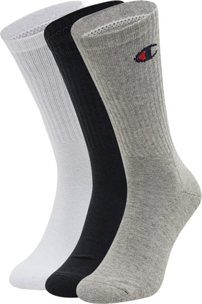 3 paar Champion crew sokken maat. 35 - 46 unisex tennissokken U24558