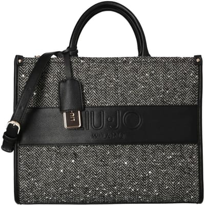 Liu Jo Ridhi Shopping Bag Dames Shopper /Handtas - PL - Zwart - One Size