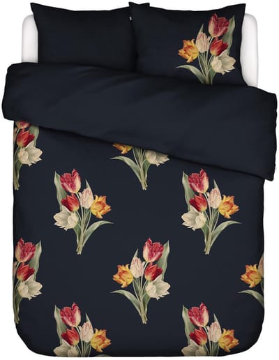 Essenza Tosca Dekbedovertrek Antraciet - Tweepersoons – 200x200/220 cm