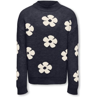Kids ONLY winter sweater meisjes - blauw - KogNaja - regular fit, gebreid