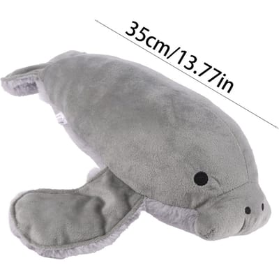 35cm Zacht Cartoon Zeekoe Pluche Speelgoed Zeekoe Gevuld Dier Kussen Kinderen Baby Verjaardagscadeau Kamer Decoratie 35cm grijze kleur