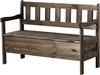 Tuinbank met Opbergruimte 120 cm - Weerbestendig Buitenmeubel