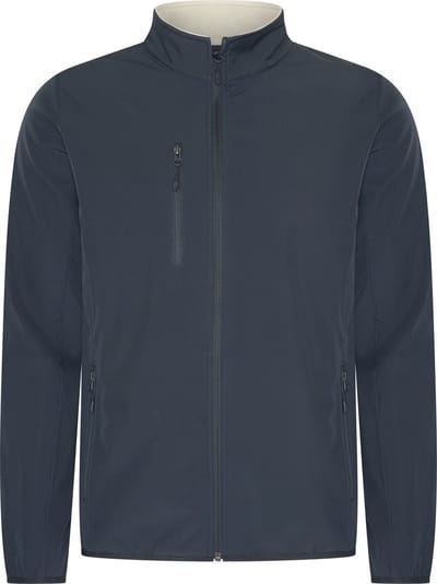 Mario Russo Softshell Jas Heren - Winterjas Heren - Jassen heren - Winddicht en waterafstotend - Navy - M