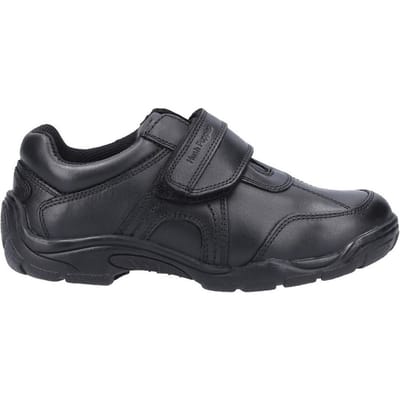 Hush Puppies Jongens Arlo Leren Schoolschoenen (Zwart)