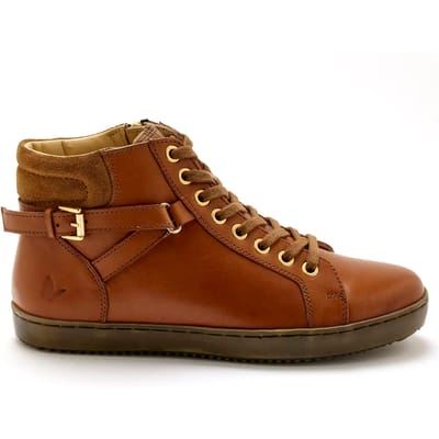 Hoge sneakers met rits en veters voor vrouwen Pédiconfort