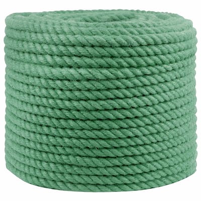 vidaXL - Jute - Touw - 12 - mm - Groen - 100% - Tossa - jute
