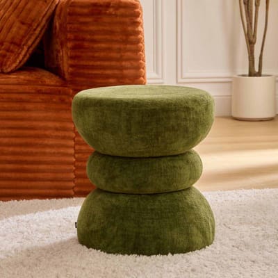 Eazy Living Totem Poef Ø 36 cm Philomène Groen