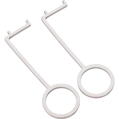2 Stuks Distributieriem Controle Gauge Staal Handig Gebruik Motor Distributieriem Controle Gauge Vervanging voor white