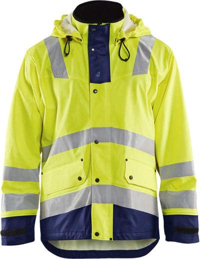 Blaklader Regenjas High Vis LEVEL 2 4302-2003 - High Vis Geel/Marineblauw - 4XL