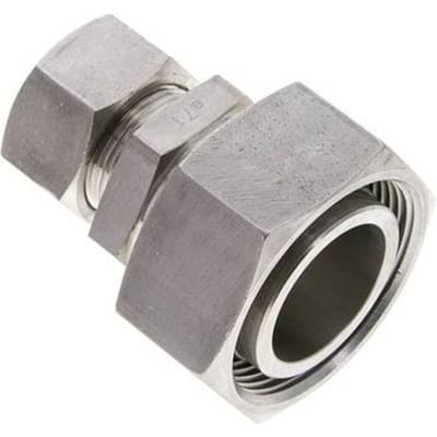 18L & 35L RVS Rechte Snijringkoppeling Draaidoorvoer 160bar ISO 8434-1