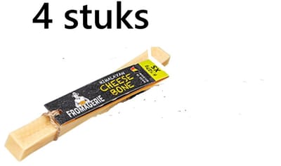 cocapet by vadigran - ** 4 X ** cheese bone voor honden - 30 gr/st = 120 gram - glutenvrij - graan vrij - tandverzorgend - duurzaam en gezond -