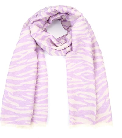 Bijoutheek Sjaal (Fashion) zebra (80x180cm) Lila