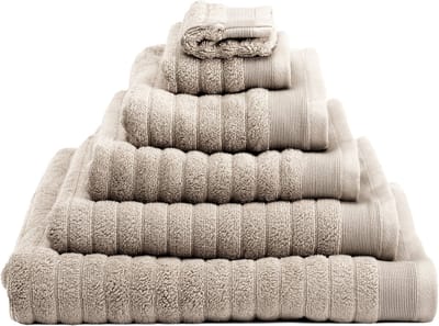 Heckettlane Badhanddoek Prestige - Hotelkwaliteit Handdoek van 100% Katoen - 60x110 cm - Handdoekenset 2 Stuks - Beige