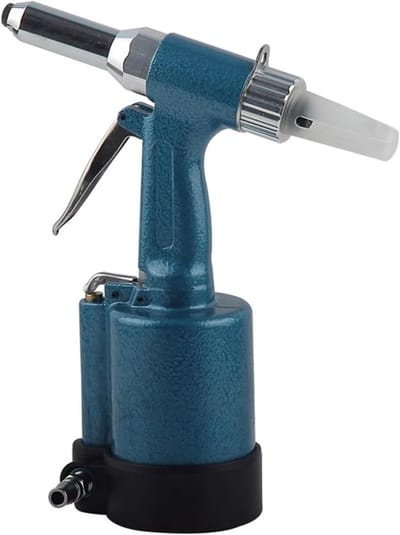 Popnagelmachine - Klinknagelpistool - Metaal Verbindingen Maken - Luchthydraulisch Aangedreven - 16 mm Slag - Zwart