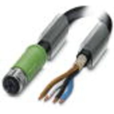 Phoenix Contact 1424115 Sensor/actuator aansluitkabel Aantal polen (sensoren): 4 Recht 10.00 m 1 stuk(s) Piece