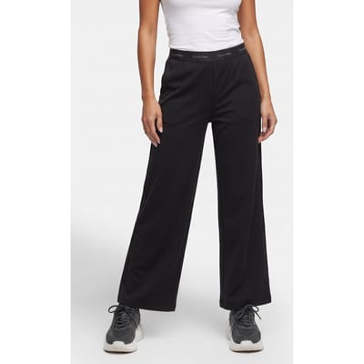 Calvin Klein Ponte Logo Waistband Trouser Black Taglia: XS | Pantaloni da tuta Outlet | Donna | Nero