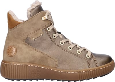 Rieker dames veterboot - Brons - Maat 42