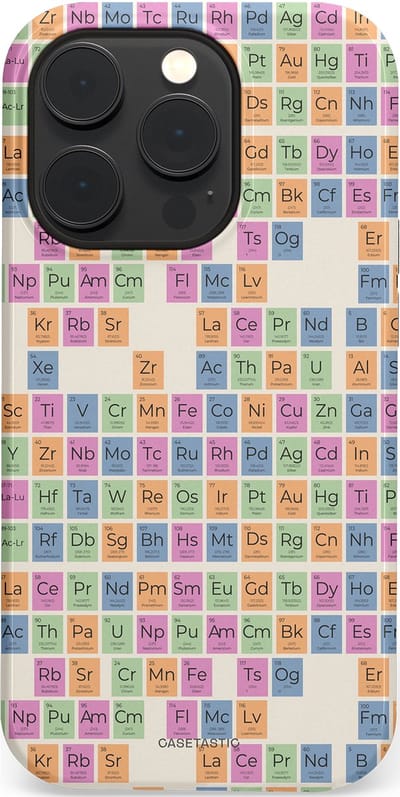 Casetastic Hoesje Geschikt voor Apple iPhone 14 Pro Magsafe - Stijlvolle Beschermende Duo-layer Case - Atomisch Mooi