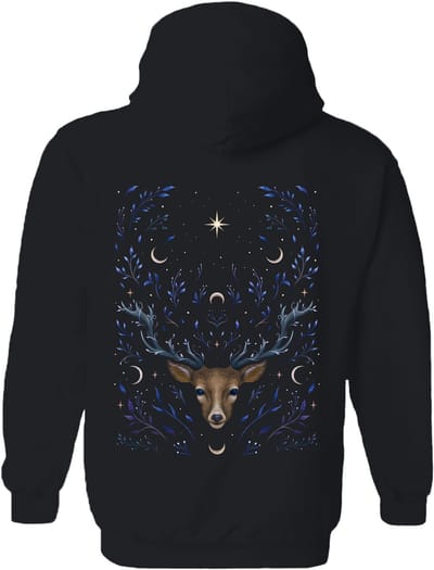 Hert Deer Dream The Coloured House Hoodie S