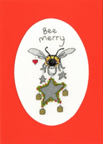 Bothy Threads Kerstkaart borduren telwerk