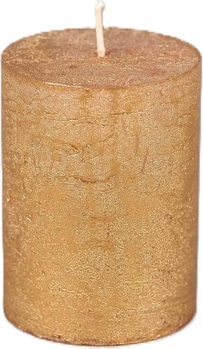 Rasteli Luz Your Senses Stomp Kaars Goud D 6 cm H 8 cm Per 2 Stuks