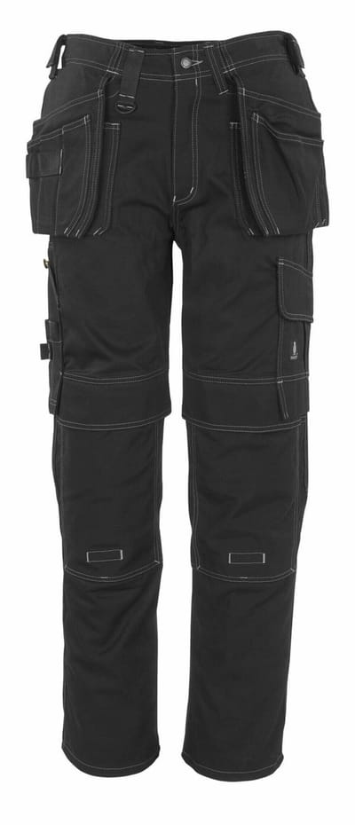 Mascot Hardwear Broek met spijkerzakken 06131-630 - Zwart - C42 - 82