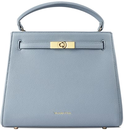 Victoria Hyde "Victoria III" - lichtblauw- Dameshandtas - 28x23x11 cm - Ipad - Akte tas - Rits - Vakken - Exclusive Edition -Kunstleer Handvat Schoudertassen met verwisselbare riemen en praktische indeling