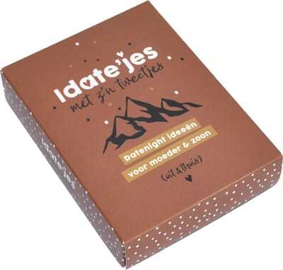 Idate'jes met z’n tweetjes Moeder en Zoon (uit en thuis) Prijs incl. verzendkosten.
