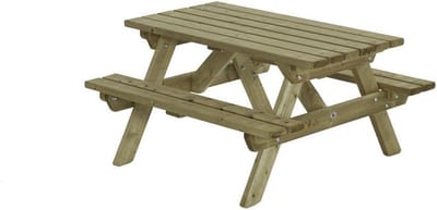 Talen kinderpicknicktafel - 120x115 cm