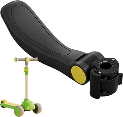Kinderstep Zitje - Scooter Stoel - Comfortabel Rijden - Inklapbaar Verstelbaar - 40x10cm - Zwart