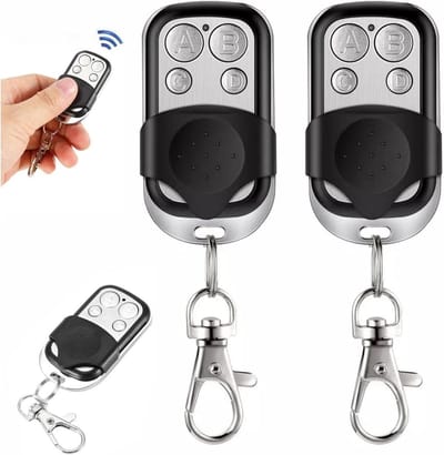 GELLDG 2 stuks garagedeuropeners - Garagedeurafstandsbediening - Universele afstandsbediening van 433 MHz -Geschikt voor Marantec garagedeuropeners - Kan worden gebruikt om garagedeuren en rolluiken te bedienen.