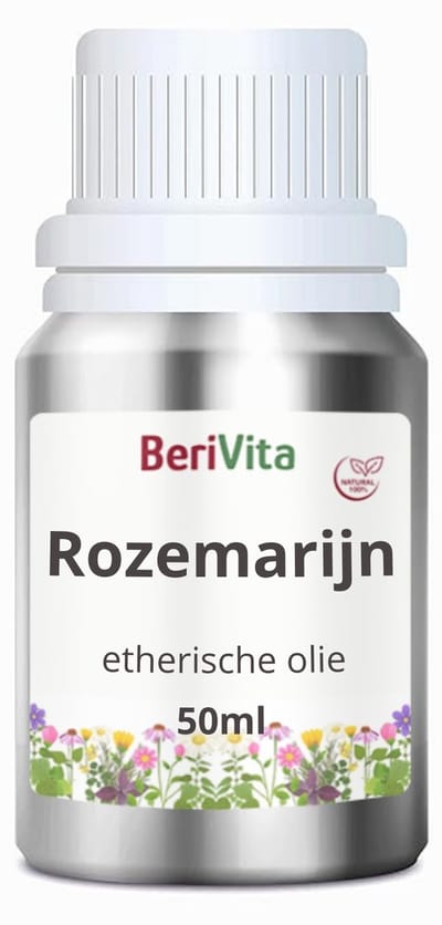 Rozemarijn Olie 50ml - Pure Etherische Rozemarijnolie, Rosemary Oil