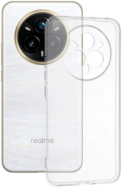 Hoesje geschikt voor Realme 14 Pro Plus - Techsuit Clear Silicone Back Cover - Transparant