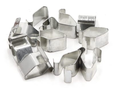 Dailygoods- Autodeurbekleding - 10 Stuks - Klinknagels/Clips - Metaal - Zilverkleurig - Duurzaam