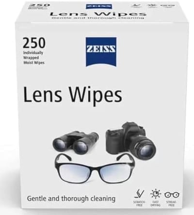 Lensdoekjes voor optische oppervlakken - 250 stuks, Individueel verpakt