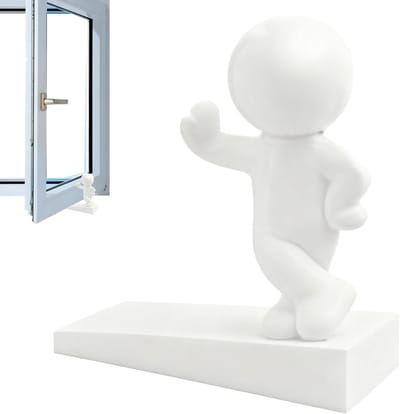 Decoratieve deurstop - Antislip wig - Deuren open houden - Krasbestendig ontwerp - 12 cm dikte - B