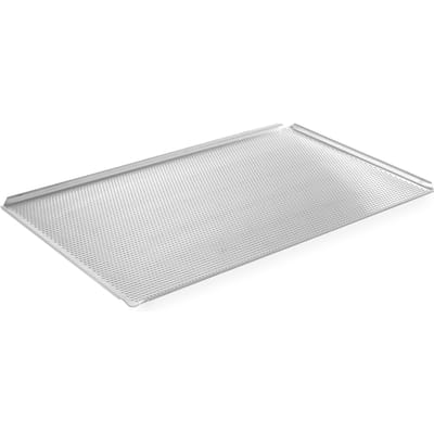 HENDI Geperforeerde ovenplaat – GN 1/1 – 4 randen – 530x325x10 mm – aluminium