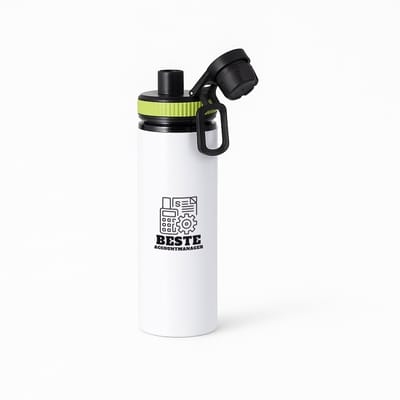 Hacebo® - Beste accountmanager waterfles met draaidop groen - Beste accountmanager - collega - welkom - afscheid - water fles - 850ML