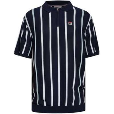 Polo Shirt Korte Mouw Fila Giorgio Patchwork gebreide poloshirt