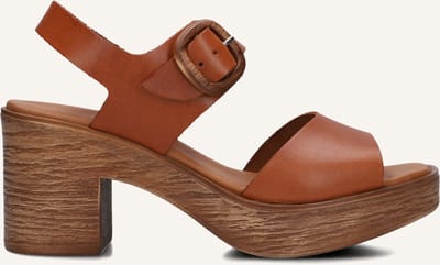 STEFANO LAURAN 930 Sandalen - Dames - Cognac - Maat 38