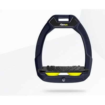 Veiligheidspunten voor paardrijden Ultra Grip Marine/Zwart/Geel Flex-On Safe-On
