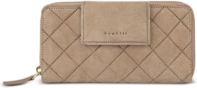 bugatti portemonnee Fabia Ladies Long Zip Wallet Sand beige