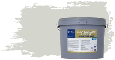 Wixx Excellent en Perfect Muurverf Matt - 10L - RAL 9002 Grijswit