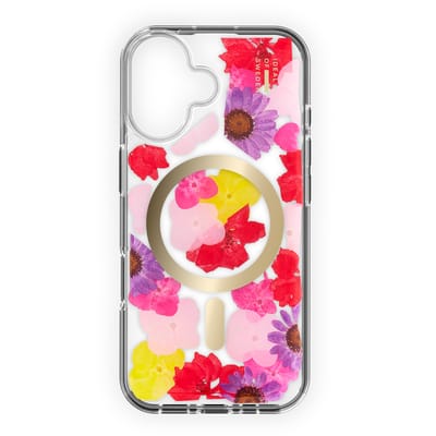 iDeal of Sweden Clear Case geschikt voor MagSafe geschikt voor iPhone 16 - Tropical Floral