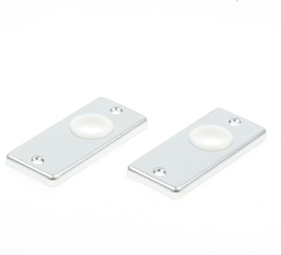 Hoppe Patentrozet, aluminium patentrozet zilver 24p
